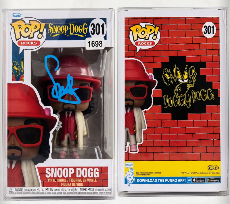 Snoop Dogg Signed Snoop Dogg 301 Funko Pop Vinyl Figure Autograph COA