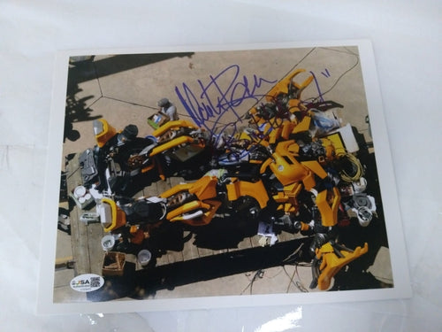 Mark Ryan Signed Bumblebee 8x10 Photo Inscribed Transformers JSA Authenticated