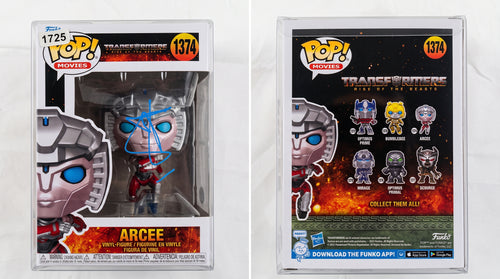 Shia LaBeouf Signed Transformers Rise of the Beasts 1374 Arcee Funko Pop Vinyl Figure (ACOA)