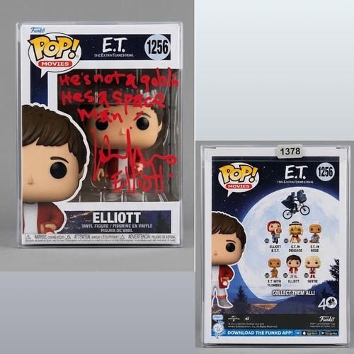Henry Thomas Signed Elliott 1256 Funko Pop Inscribed He's A Space Man ACOA