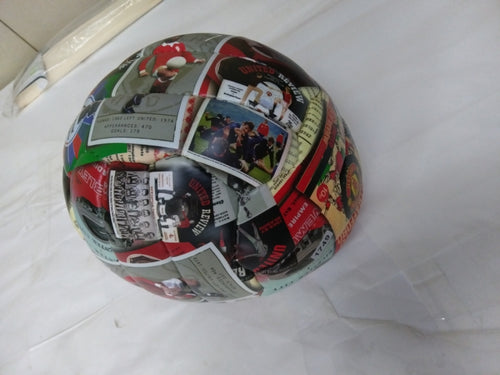 Signed Soccer Ball by Manchester United Legends Gordon McQueen and Terry Morgan