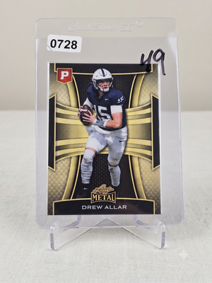 2025 Leaf Metal Pristine Drew Allar One of One PennState Football Card