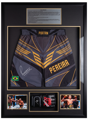 UFC Alex Pereira Knockout Power One Left Hook Gloves - With Frame