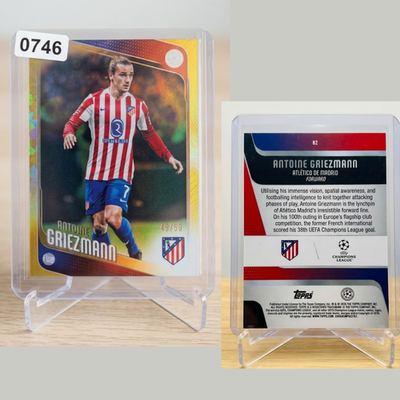 Antoine Griezmann 2025 26 Topps UCC Base 50 Soccer Trading Card Single