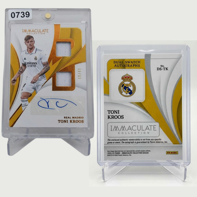 Toni Kroos Immaculate Soccer Auto Patch Card 18 of 49 Trading Card