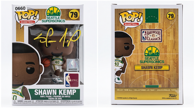 Shawn Kemp Signed SuperSonics 79 Funko Pop Vinyl Figure PSA Authentic