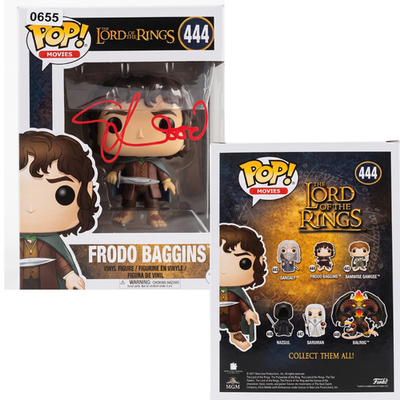 Elijah Wood Signed The Lord of the Rings 444 Frodo Baggins Funko Pop