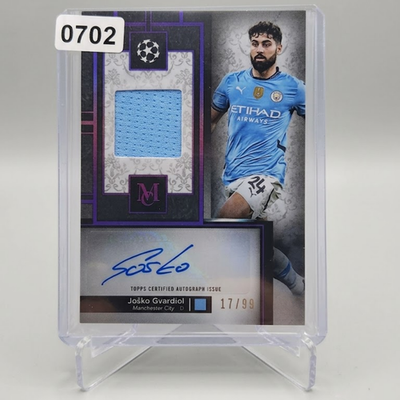2024 25 Topps Museum Josko Gvardiol Auto Patch 4of99 MAR GV Card Value