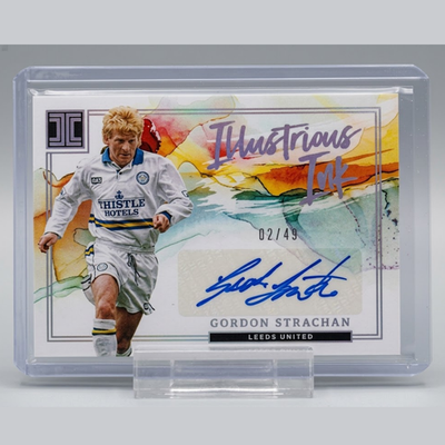 2022 23 EPL Soccer Gordon Strachan Silver 49 Masterstrokes Auto Card