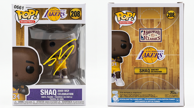 Shaquille ONeal Signed Lakers 2000 WCF Celebration Funko Pop Rare JSA