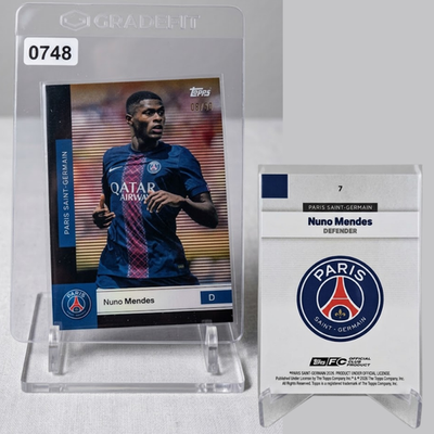 Nuno Mendes Fifty Topps Paris Saint Germain PSG Trading Card Soccer