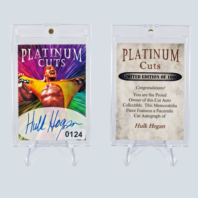 Hulk Hogan Platinum Cuts Limited Edition 1000 WWE Trading Card Singles