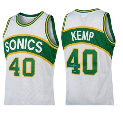 Shawn Kemp Authenticated Signed Jersey Beckett Authentication Jersey