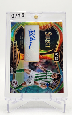 Hector Bellerin Pitchside Signatures Auto Tie Dye 6 of 25 La Liga Card
