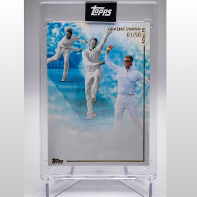 2025 TOPPS CRICKET LEGENDS VOLUME II GRAEME SWANN TRADING CARD 50