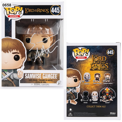 Sean Astin Signed The LOTR Samwise Gamgee Funko Pop Vinyl Figure JSA
