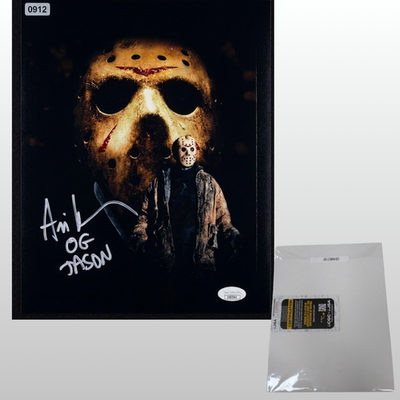 Ari Lehman Jason Voorhees Signed Poster JSA Verified - With Frame