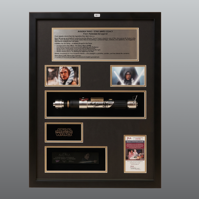 Ahsoka Tano Star Wars Legacy Padawan to Legend Autograph With Frame