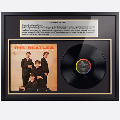 The Beatles The Sound That Changed Music Forever Guitar Picks - With Frame