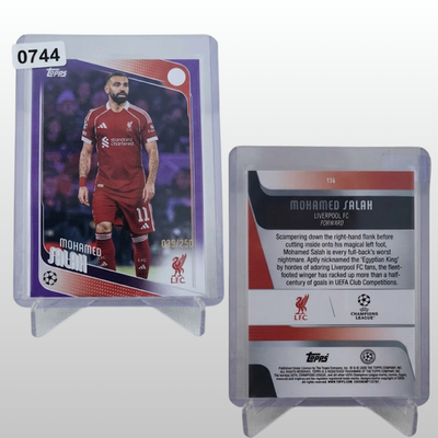 Mohamed Salah 250 Topps UEFA Champions League 136 Liverpool FC Card