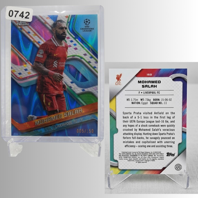 Mohamed Salah 150 Topps UEFA Champions League Liverpool FC Card Single