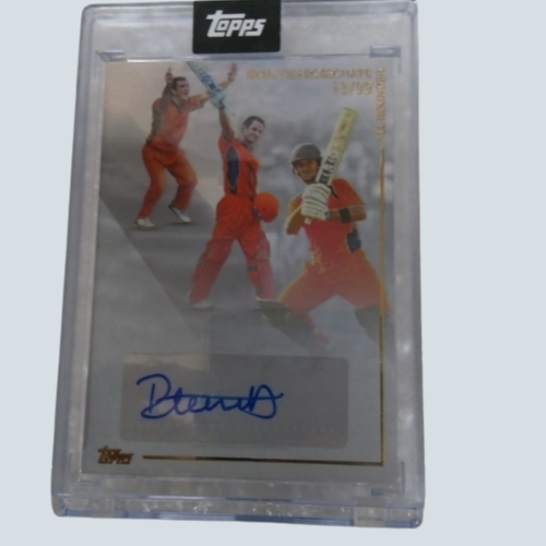 Topps Cricket Legends Volume II 99 Auto Ryan Ten Doeschate Rare Card