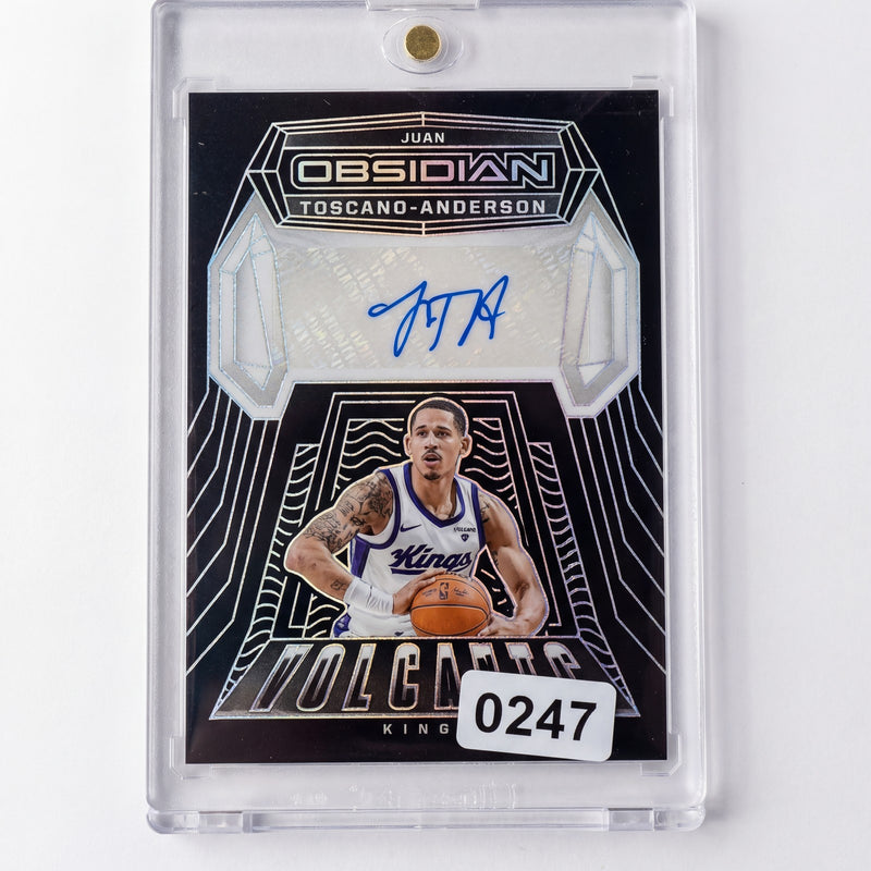 2023-24 Panini Obsidian Juan Toscano-Anderson Volcanic Signatures Auto /99 Kings