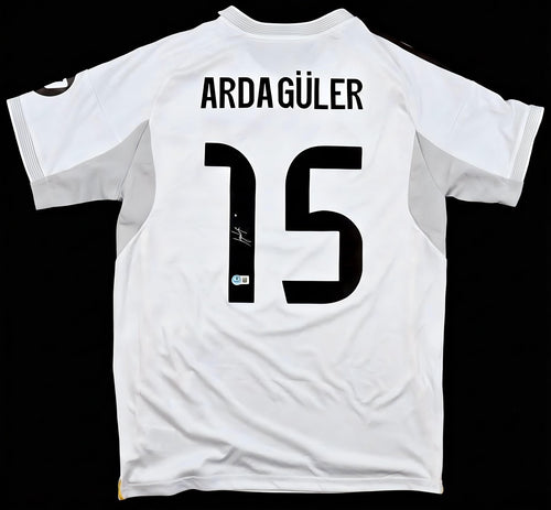 Arda Guler Signed Real Madrid Adidas Authentic Jersey Beckett Soccer
