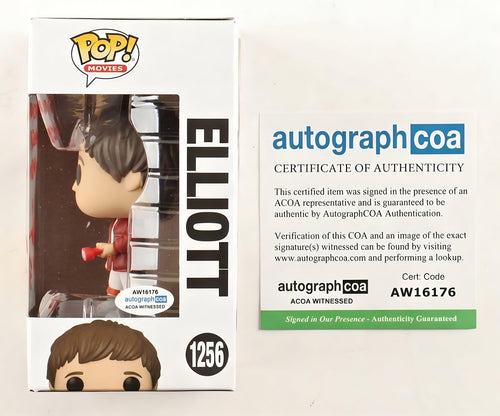Henry Thomas Signed Elliott 1256 Funko Pop Inscribed He's A Space Man ACOA