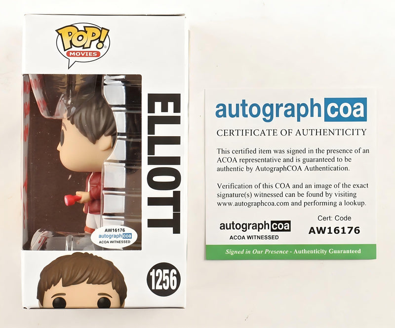 Henry Thomas Signed Elliott 1256 Funko Pop Inscribed He's A Space Man ACOA
