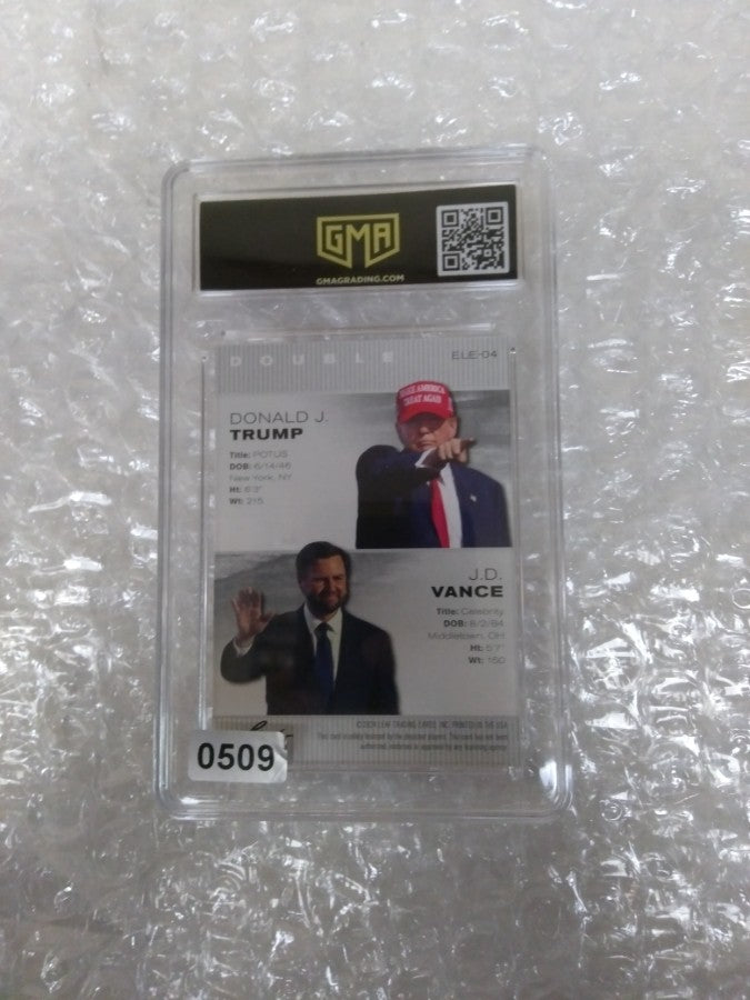 Leaf Exclusive Legends Trump Vance Elite Mint 10 Trading Card Singles