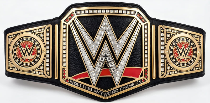 WWE Replica Heavyweight Championship Belt Signed by 5 Hall of Famers JSA