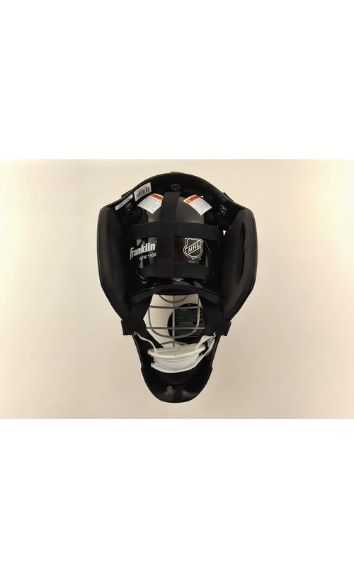 Grant Fuhr Signed Oilers Full-Size Goalie Mask Inscribed HOF 03 Hockey Gift