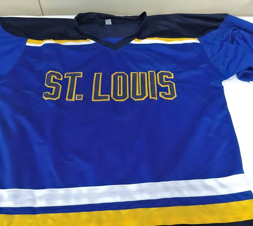 Brett Hull and Adam Oates Signed Jersey Beckett Certified NHL Greats