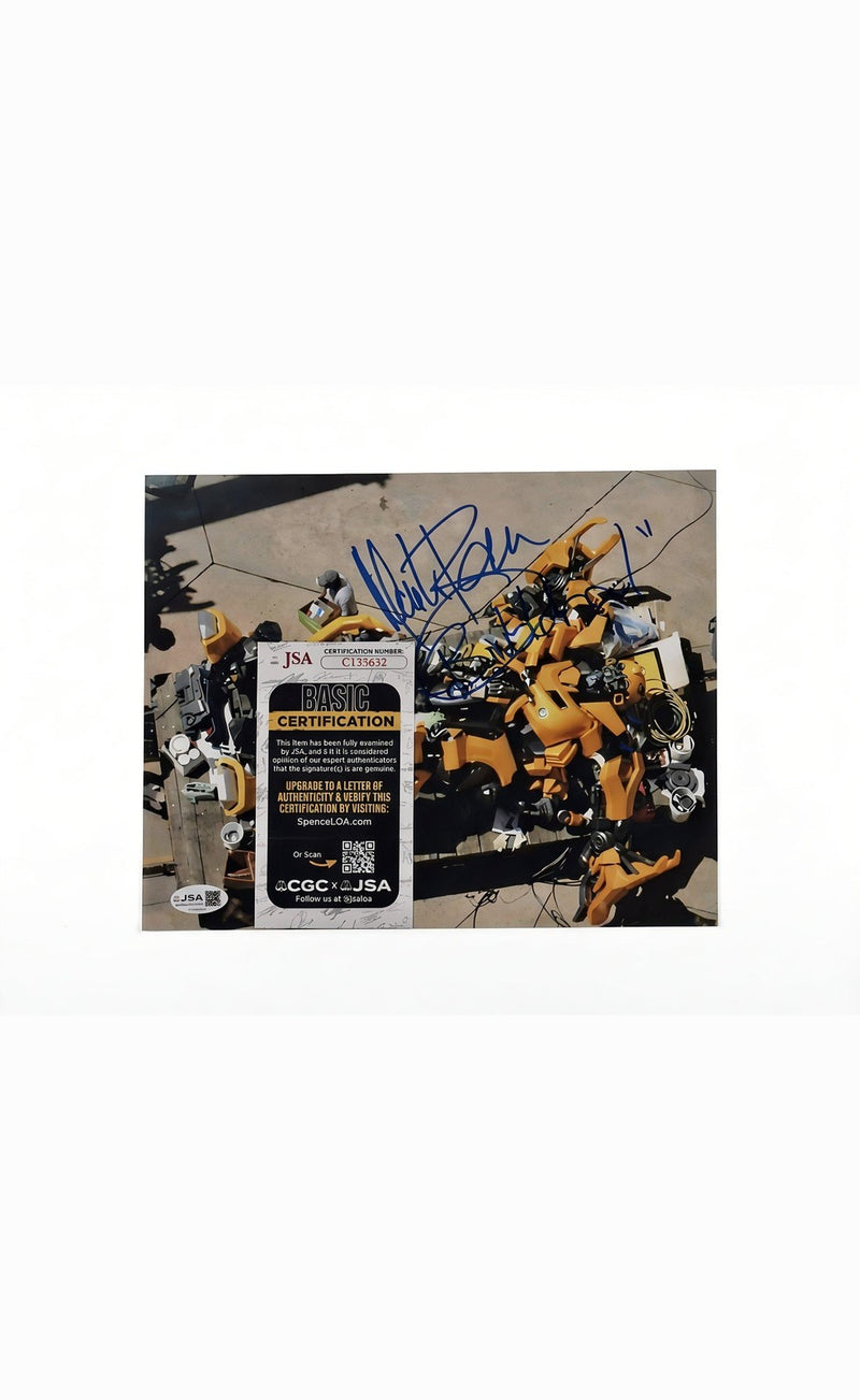 Mark Ryan Signed Bumblebee 8x10 Photo Inscribed Transformers JSA Authenticated