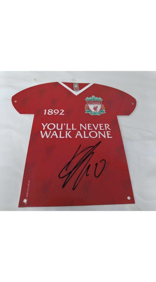 Jurgen Klopp Signed Metal Shirt 24cm Liverpool Manager Autograph Display