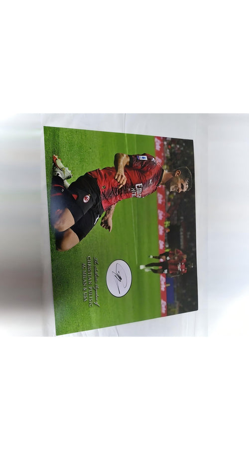 Christian Pulisic AC Milan Presentation Photo Unframed Memorabilia