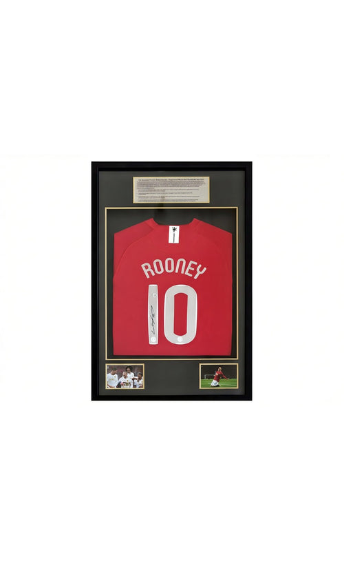 Wayne Rooney Signed Manchester United Nike Authentic Jersey Beckett COA