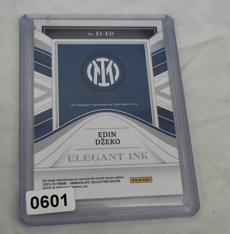 Edin Dzeko Immaculate Collection Autograph Ink Inter Milan 49 Card