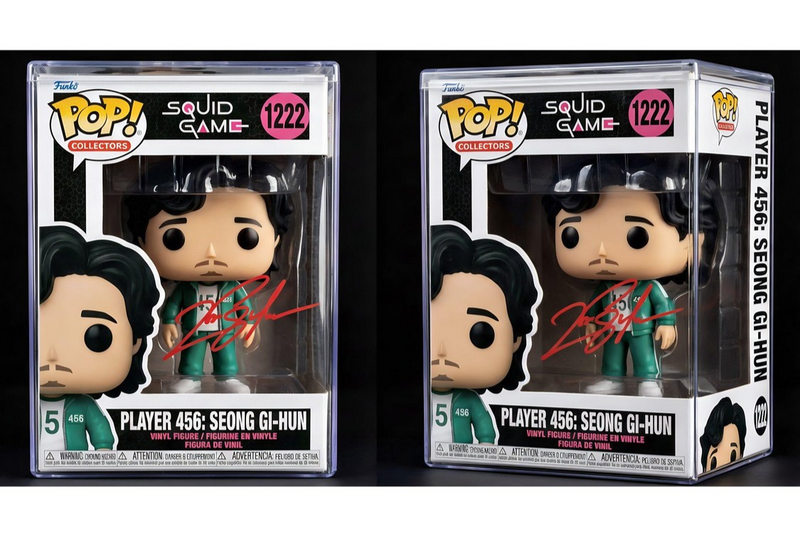 Lee Jung Jae Signed Seong Gi-Hun 1222 Funko Pop Squid Game Player 456 COA
