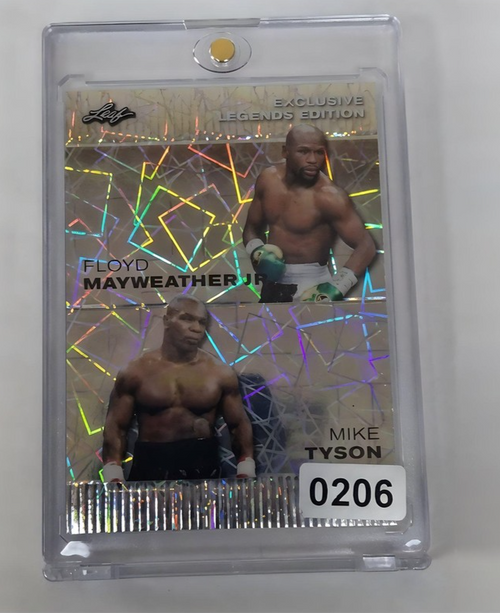 2024 Leaf Exclusive Legends Mike Tyson Floyd Mayweather Double #ELE-19 10/25