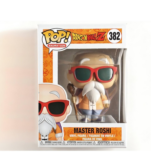 Funko Pop Dragon Ball Z Master Roshi with Staff 382 Vaulted Vinyl Figure DBZ