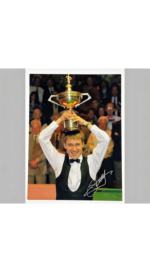 Stephen Hendry Signed Photo 16x12 Snooker Legend Autographed Memorabilia