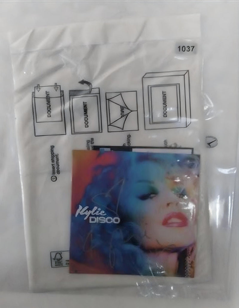 Kylie Minogue Signed Disco CD Sleeve Music Memorabilia Collectible