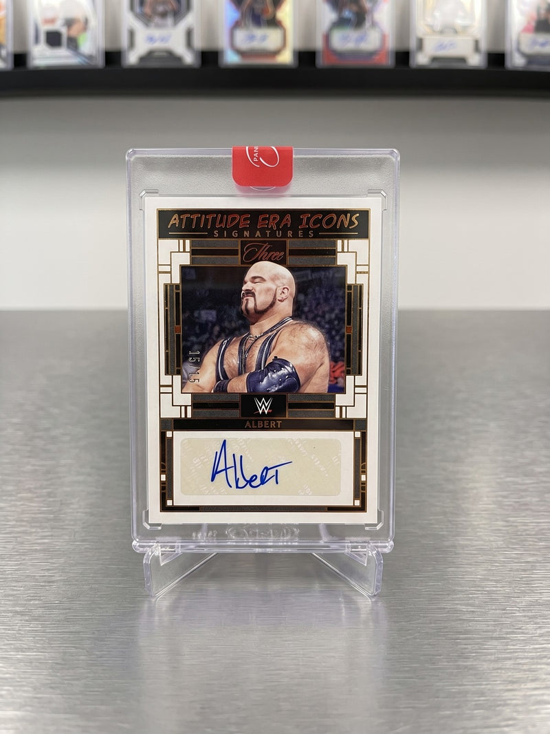 Albert 2024 Panini Three Attitude Era Icons AE ALB Auto WWE Cards