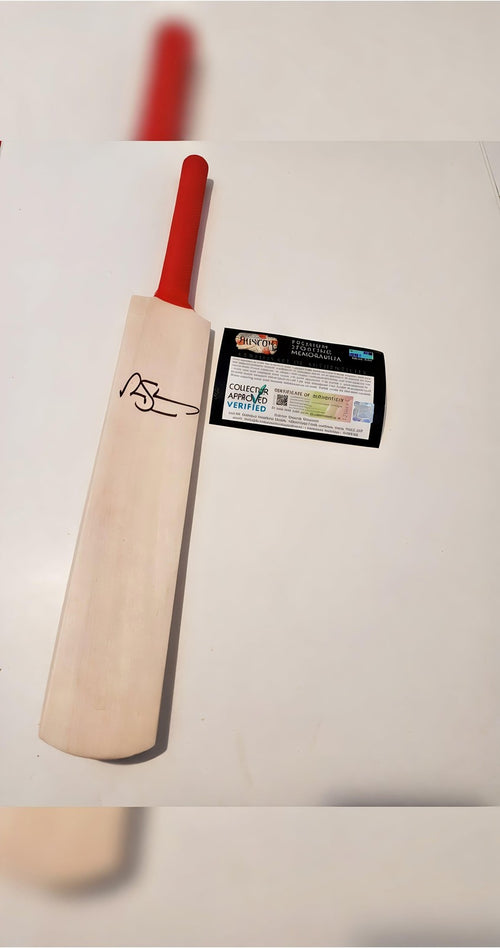 Andrew Strauss Signed Mini Cricket Bat Limited Edition Collector's Item