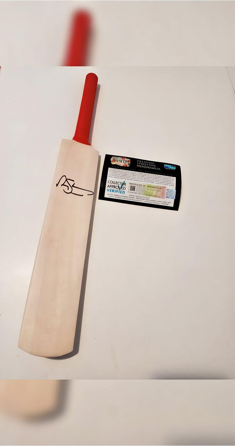 Andrew Strauss Signed Mini Cricket Bat Limited Edition Collector's Item