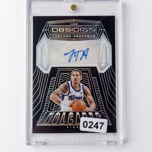 2023-24 Panini Obsidian Juan Toscano-Anderson Volcanic Signatures Auto /99 Kings
