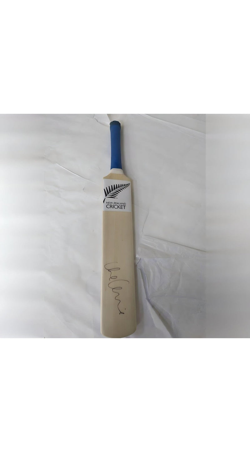 Chris Cairns Signed Mini Cricket Bat Authentic Memorabilia for Collectors