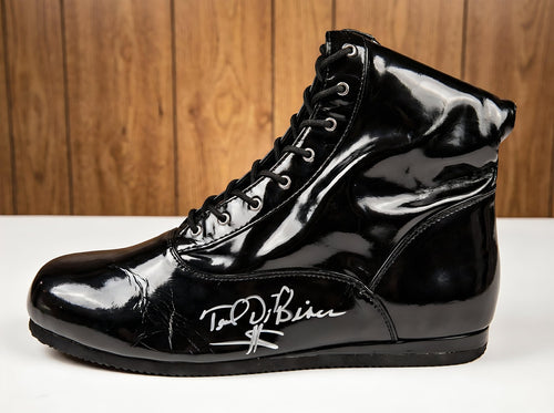 Ted DiBiase Autographed Wrestling Boot Million Dollar Legacy Collectible Item